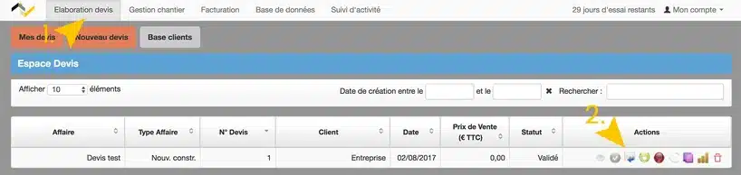 Mise à jour Web2vi CRM logiciel de gestion mail clients