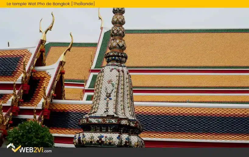 Toits du monde Web2vi couverture Thaïlande Le temple Wat Pho de Bangkok