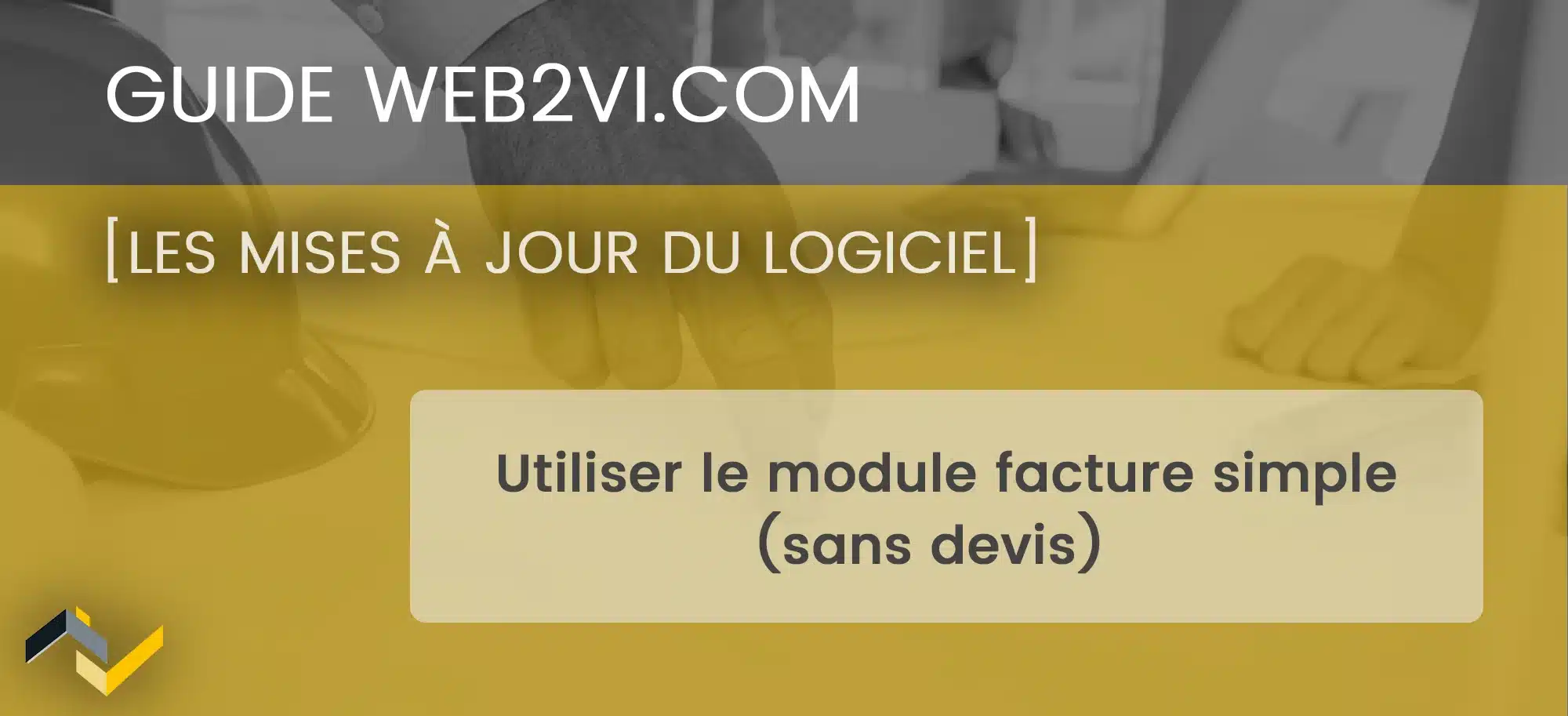 La facture simple sans devis dans le logiciel Web2vi