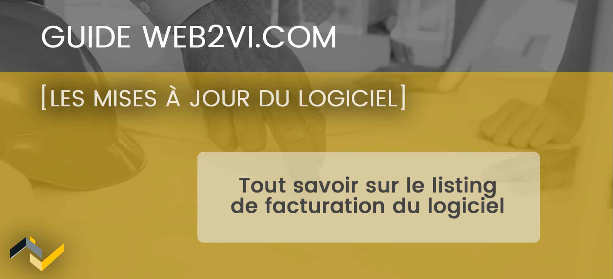 Vignette Gérer ma liste de factures sur le logiciel Web2vi