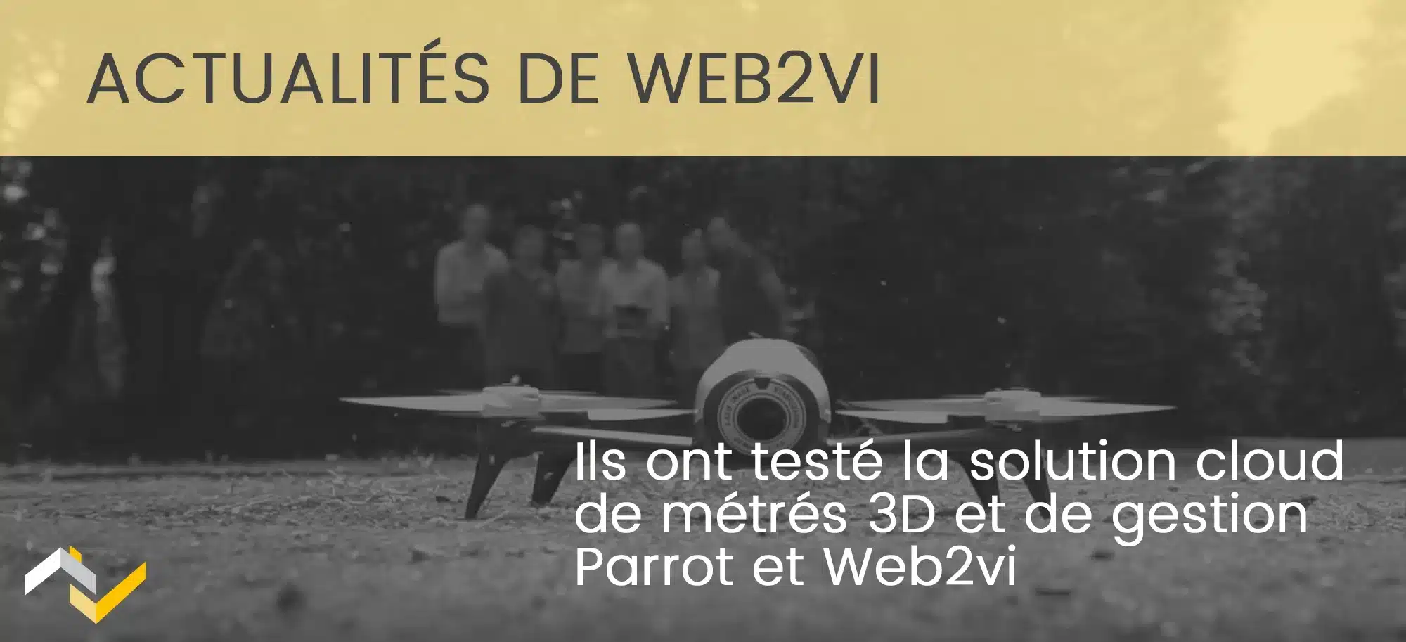 Vignette Ils ont testé la solution cloud de métré 3D par drone Parrot et Web2vi