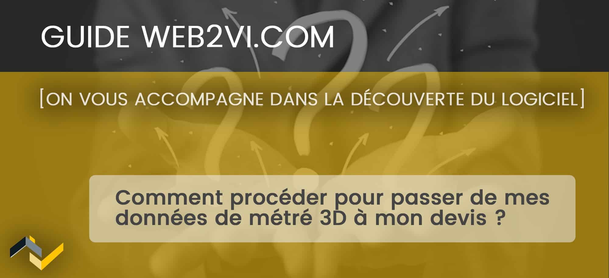 Intégrer les données de métrés recueillies par drone dans Web2vi.com