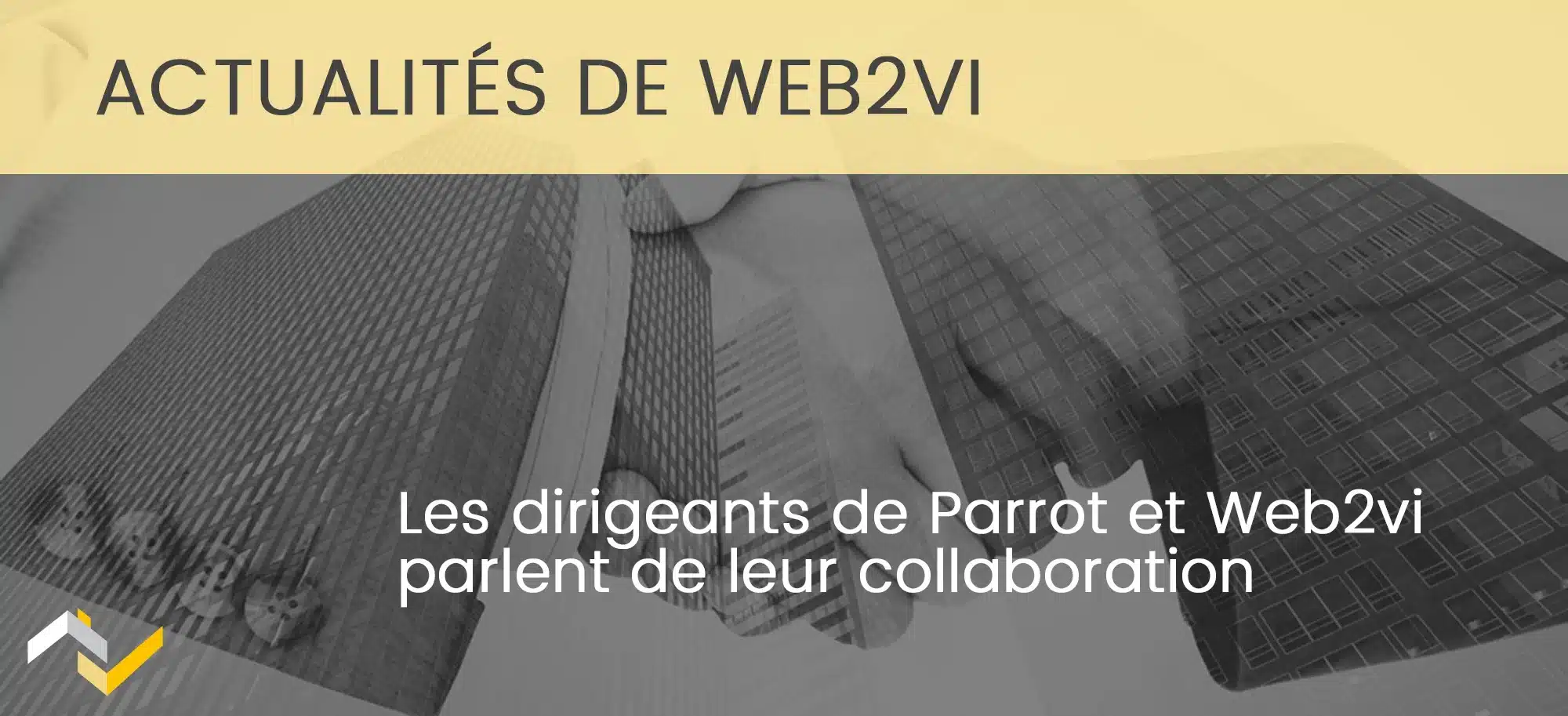 Vignette Les dirigeants de Parrot et Web2vi parlent de leur collaboration