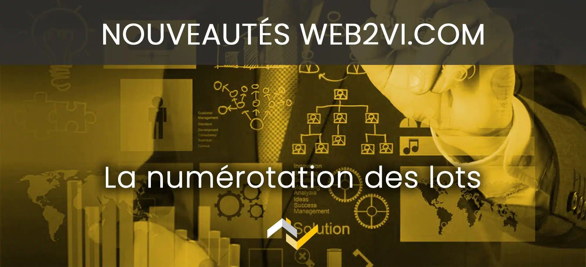 Les nouveautés de la plateforme Web2vi.com – La numérotation des lots