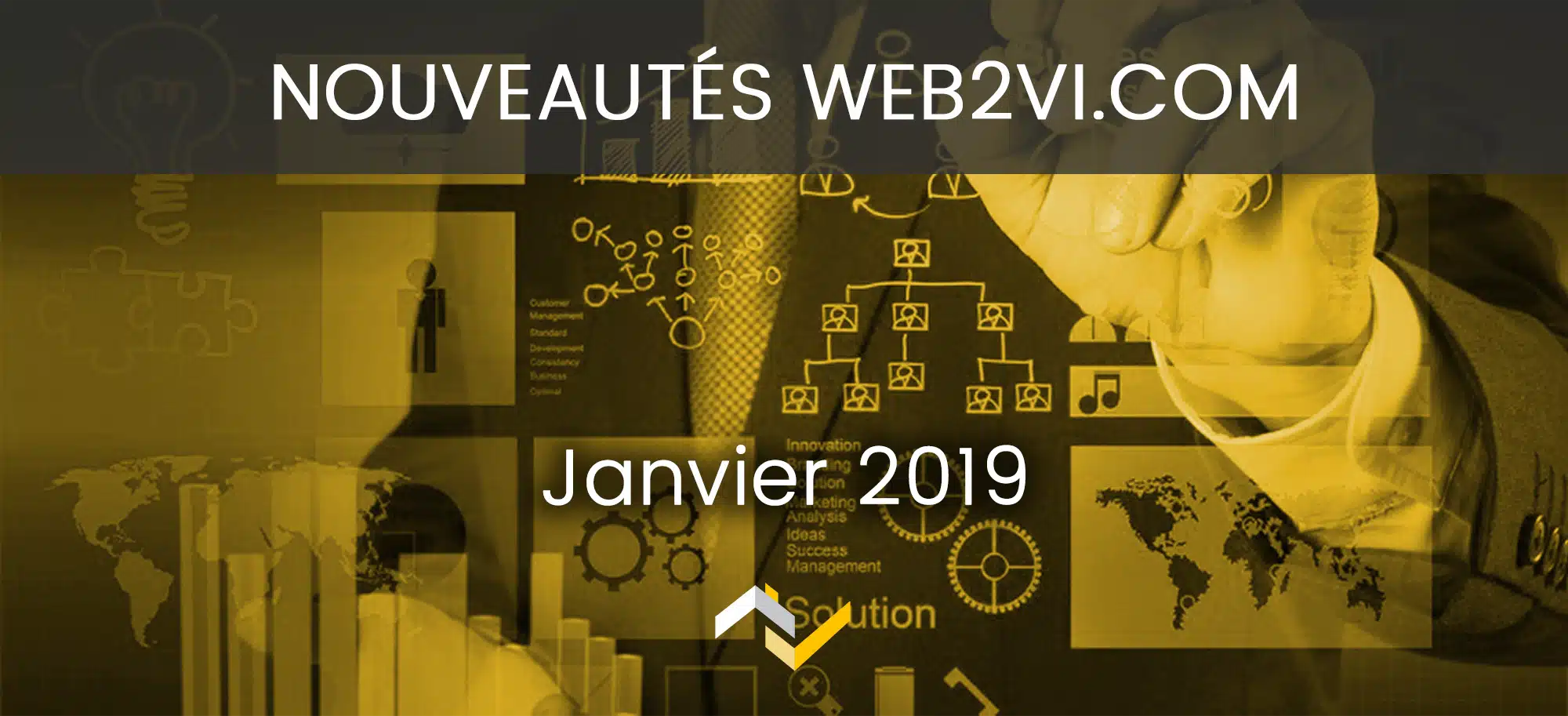 Les nouveautés de la plateforme Web2vi.com – Janvier 2019