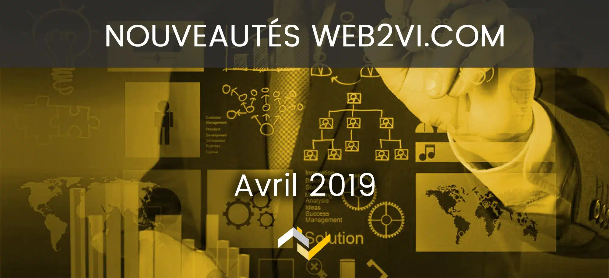 Vignette Les nouveautés de la plateforme Web2vi.com - Avril 2019