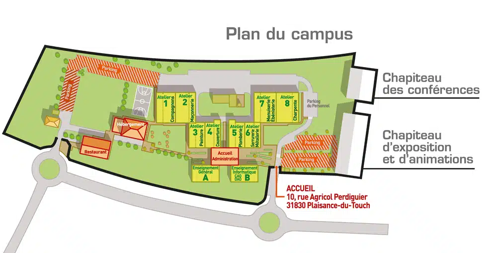 plan campus JEDC Toulouse 2018 Web2vi